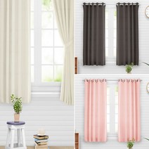 아일렛형 작은창 암막커튼 1장 창문형 3중직 고밀도 - 2022975EA