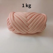 목도리 실 손뜨개 손 뜨개질용 두꺼운 슈퍼 부피가 큰 원사 1KG 크로셰 뜨개질 부드러운 면화 DIY 팔 담요용 로빙 스피닝 232895, 1kg 라이트레드