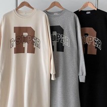 시드마켓 / 슈퍼 R 기모 원피스 211N611S 빅사이즈 여성의류