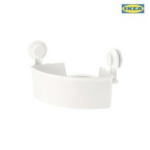이케아 TISKEN 티스켄 코너선반유닛 욕실용품 화장실, 화이트_304.003.08
