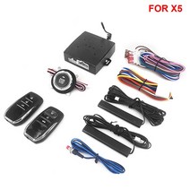 자동차 원격시동 경보기 스마트폰 시작 중지 12v suv 항목 시스템 엔진 경보 시스템, x5용