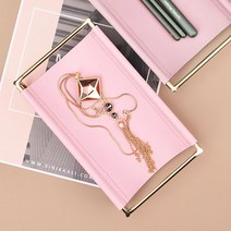 프로방스 가죽 소품트레이(핑크) 소품함 DIY 정리대 정리함 케이스 다용도 수납함 화장품 책상정리