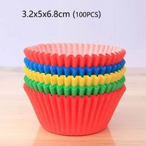 케이크 만들기 홈베이킹 머핀 컵케이크 종이 컵 라이너 베이킹 상자 케이스 파티 트레이 장식, 1