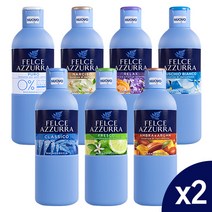 펠체아주라 향좋은 바디워시 바디클렌져 650ml 11종 X2개입 이탈리아 직수입, 베르가못&자스민, 베르가못&자스민
