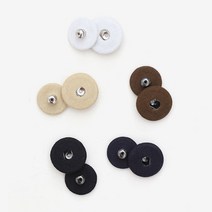 아일렛 스냅&똑딱단추 티단추 와샤_사이즈&컬러, 18mm_머스타드, 6. 싸게 스냅단추