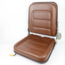지게차 의자 교체용 커버 교환용 농기계 중장비, 소형 럭셔리 상부 좌석 갈색 지게차 23x28