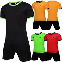 운동유니폼 운동복 바지 축구 유니폼 심판 의류 세트 남녀 반팔 경기 심판복 비 맞춤 농구, 04 그린