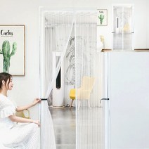 히뚜상점 문 모기장 100X210CM 화이트 옛날모기장 슬라이드방충망 방충망파는곳 자석모기장 미닫이방충망 탈부착방충망 창문모기장 모기장문 베란다모기장