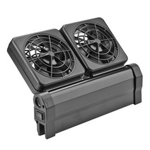 어항냉각기 수조냉각기 어항온도조절 수온 조절기 수족관 물고기 탱크 냉각 팬 시스템 제어 팬 쿨러 해양 연못 수족관 액세서리, 나 2팬