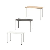 이케아 LAGKAPTEN ADILS 락캅텐 아딜스 책상 1200 (094.167.59), 색상:다크그레이+화이트