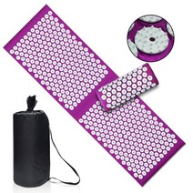 요가기구 의자 스트레칭 기구 매우 긴 침술 마사지 요가 Kuznetsov 등 발 통증 완화 Shakti 매트, CHINA_Update 3pcs-Purple