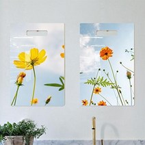 아트박스/꾸밈 nt098-행잉액자_황화코스모스(세로), 타입2