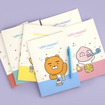 카카오프렌즈 해피모먼트 신학기 제본노트, 해피모먼트 신학기 제본노트 네오, 1개