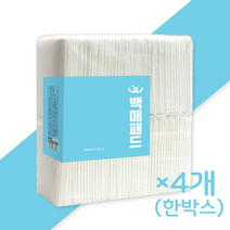 백매패드 강아지 배변패드 100매, 4개 (한박스)