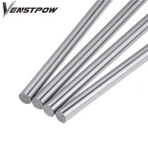 2pcs 6mm 8mm 10mm 12mm 16mm 8 400mm 선형 샤프트 3d 프린터 부품 8mm 400mm 실린더 크롬 도금 라이너 막대 축, 600mm