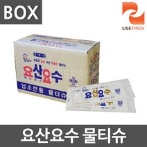 유한그린텍 요산요수 400매 업소용물티슈 물수건 식당, 1매, 400개