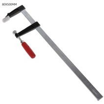 목공 고력 목재 클램핑 CA를위한 헤비 듀티 F- 클램프 바 클립 클램프, 80x500mm, 1개