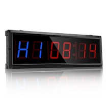 복싱벨 복싱용품점 타임벨 시간 체육관 3 인치 led 간격 다운업 스톱워치 홈 피트니스 운동 훈련, 없음