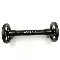 접이식 자전거 이지 휠 앰프 브롬톤 리어 랙용 텔레스코픽 로드 익스텐션 바, 휠 - 바