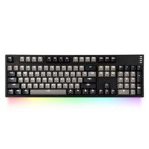 COX CK104 RGB BAR 투톤 이중사출 게이트론 기계식 키보드 블랙그레이 (청축), 선택하세요