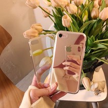하프미러 홀로그램 투명 반투명 거울 휴대폰 케이스