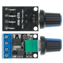 5V 12V 10A 전압 조정기 PWM DC 모터 속도 컨트롤러 거버너 무단 조절기 LED 조광기 전원 {{상품코드}}, 단일옵션