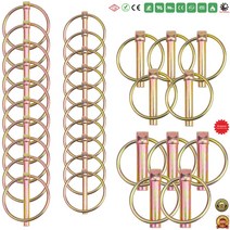 소형 트랙터 트렉터 경운기 로타리 농기계 농장 트랙터 트레일러 트럭 모어 샤프트 잠금 핀 안전 커플러, 01 M4.5x28 2Pcs