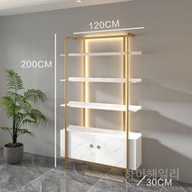 하이해일리 네일샵 조명 장식장 매니큐어 보관 디스플레이 헤어샵, 캐비닛 및 조명 포함 1.2m
