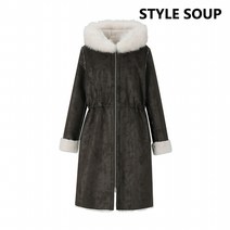 리얼폭스 후드 리버시블 에코무스탕(SXBMUG1)