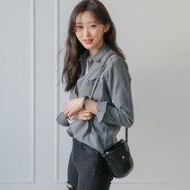 제이앤몰스 여성용 빈티지 데님 긴팔 셔츠 JW061