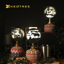 네오트리 칸델라 감성 이소가스 랜턴 (타공판포함), 칸델라(아이보리) + 타공판(사슴)