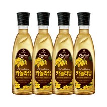 롯데푸드 카놀라유 500ml x 4개 식용오일 대용량, 1세트