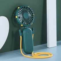 시로코팬 시코로팬 덕트모터 2마력 1마력 덕트팬 닥트모터 고기집후드 USB 충전식 휴대용 전기 선풍기 다기능 손 작은 목에 거는 학생 기숙사 책상 소형, [02] blue