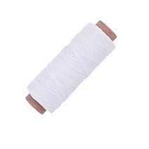 [갈색가죽] 가죽공예 왁스실 화이트 가죽실 초실 0.8mm 50m 150D, 레드