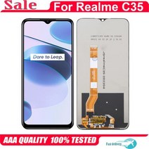 키오스크 포스기 셀프계산대 무인결제 66 3939oppo Realme C35 RMX3511 LCD 디스플레이 터치 스크린 디지타이저 어셈블리 교체 부품, LCD No Frame