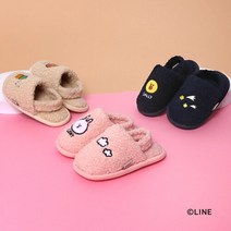 라인프렌즈 피스 뽀글 덧신