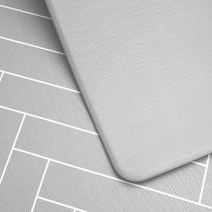[안탈로디자인매트] PVC 양면 러그매트 딥그레이 헤링본 거실 거실바닥 놀이방 유아 애견 강아지 미끄럼방지 층간소음방지, 4.딥그레이 헤링본