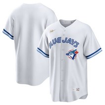 [해외] 나이키 저지 유니폼 MLB 토론토 블루제이스 홈 쿠퍼스타운 컬렉션 팀 저지 화이트 792015