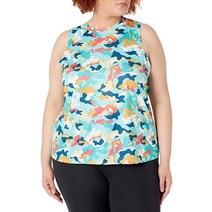 챔피온 Absolute 플러스 사이즈 로고 여성용 레이서백 탱크 핑키 피치586fca 2X