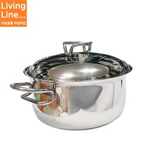 Living 이태리 명품 SERAFINO ZANI 카렌 고광택 스텐 냄비 인덕션 가능 [사이즈선택], 16cm, [ 1개 ]