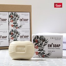 [가격준수]프리지아 안단티노 EM발효비누 4개 1세트 클렌징비누 세안비누 세수비누 선물세트비누, 프리지아 안단티노 EM발효비누 4개 1세트