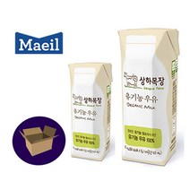 [매일] 상하목장 유기농 흰우유 200ml x 24팩, 단일속성