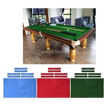당구대천갈이 당구장창업 전문 9 피트 펠트 + 6 펠트 스트립 스누커 천 펠트 9 피트 테이블 0.6mm 액세서리, 초록