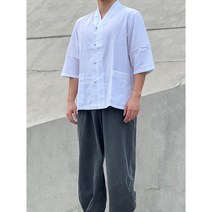 생활한복 개량한복 7부 전통문양 상하의 세트 남자 남성 여자 여성 여름 40년 전통 국내제작 면100% 계량 한복