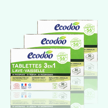 에코두 프랑스 식기세척기세제 타블렛 3in1 360g 30개입 3개