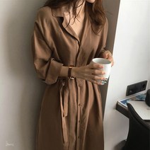 egg 프렌치 무릎 위 기장 그물 레드 원피스 자식 가을