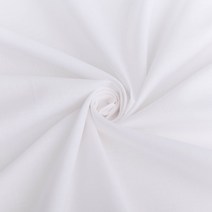 진흥 텍스타일 순면 바이오 워싱 아사 무지 60수 원단 1yard 기준, 화이트