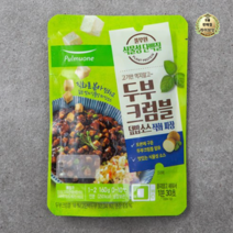 라이브잇 풀무원 두부크럼블 덮밥소스 직화짜장, 15개, 160g