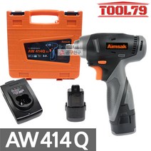 아임삭 충전임팩트렌치 AW-414Q 3G 14.4V 2.0AH 배터리2개