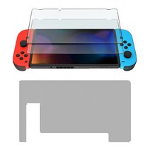 닌텐도 스위치 전면 9H강화유리필름 2P + 후면 우레탄필름 1P, 전면 2P+후면 1P